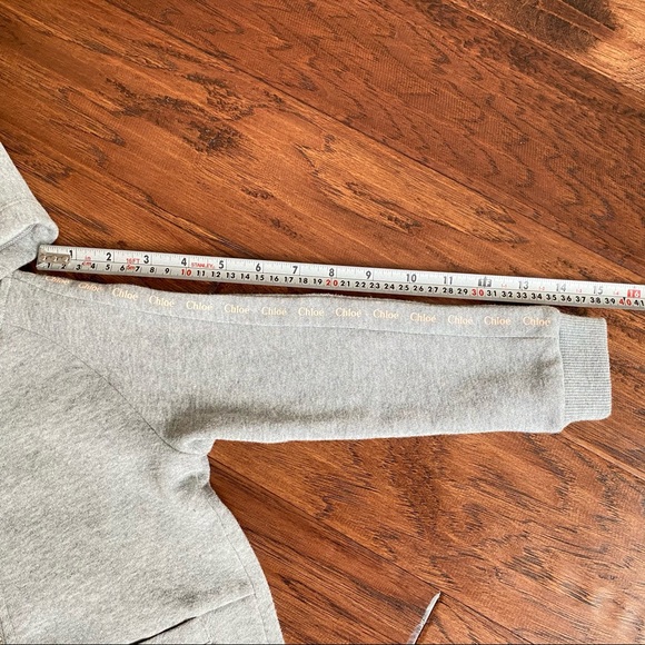 CHLOÉ kids logo trim hoodie and sweatpants. 3T - Picture 5 of 13